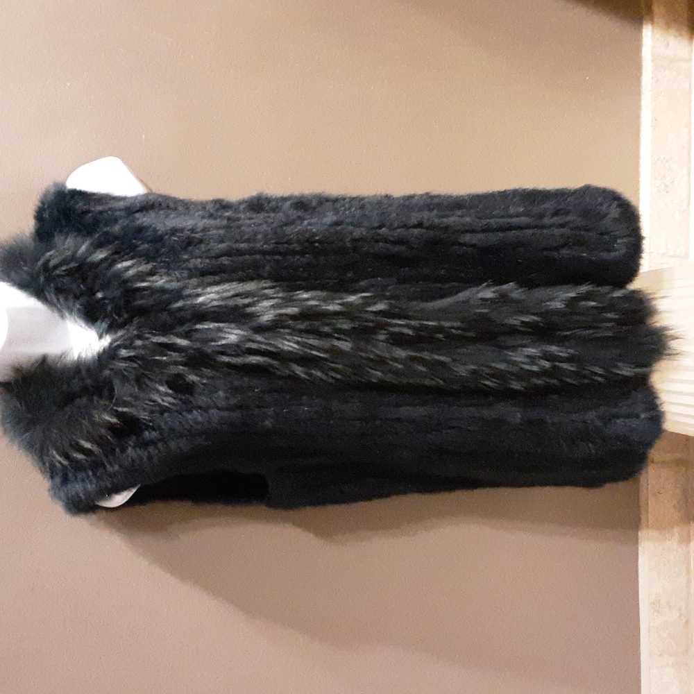 Rabbit fur vest
